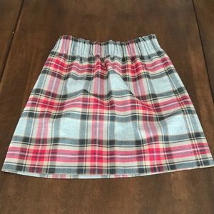 I.Crew plaid skirt